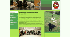 Desktop Screenshot of hundesportgossau.ch